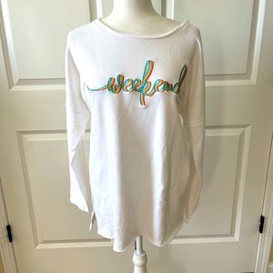 Crown & Ivy weekend sweatshirt